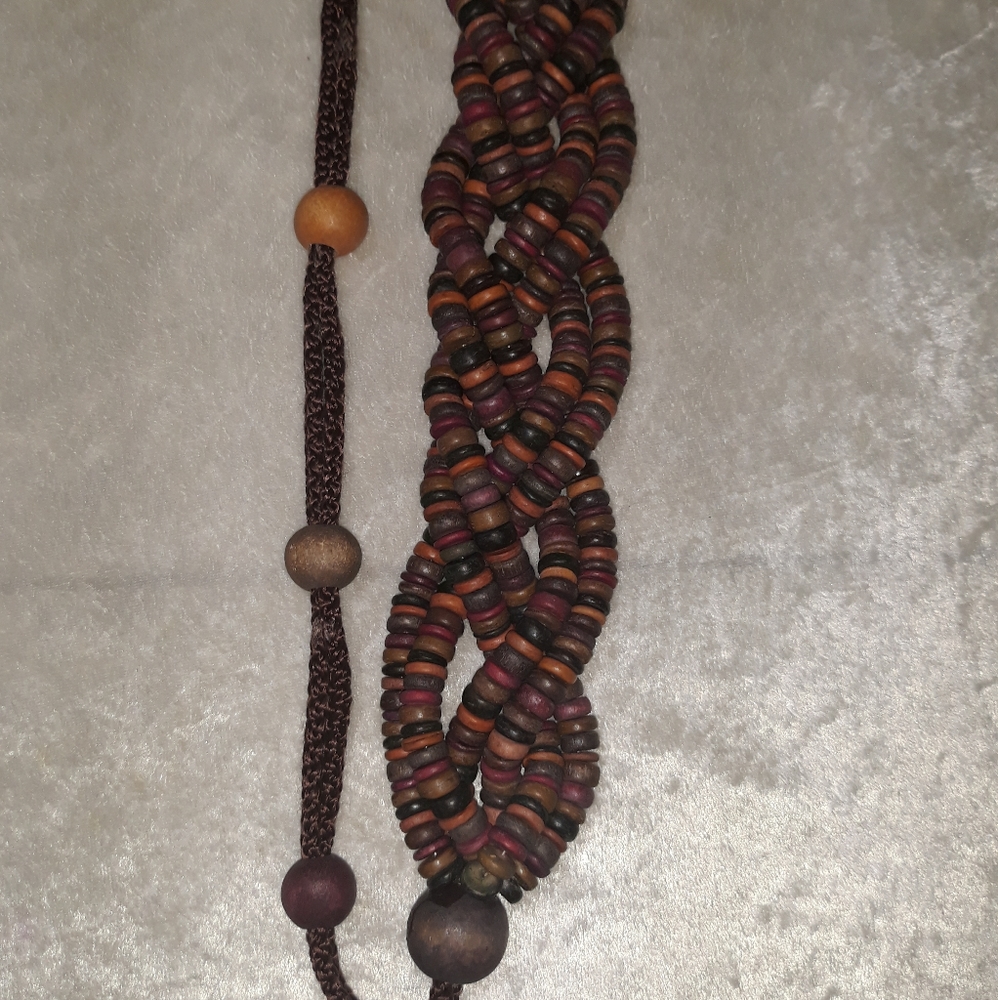 1980s wooden belt - Picture 5 of 8